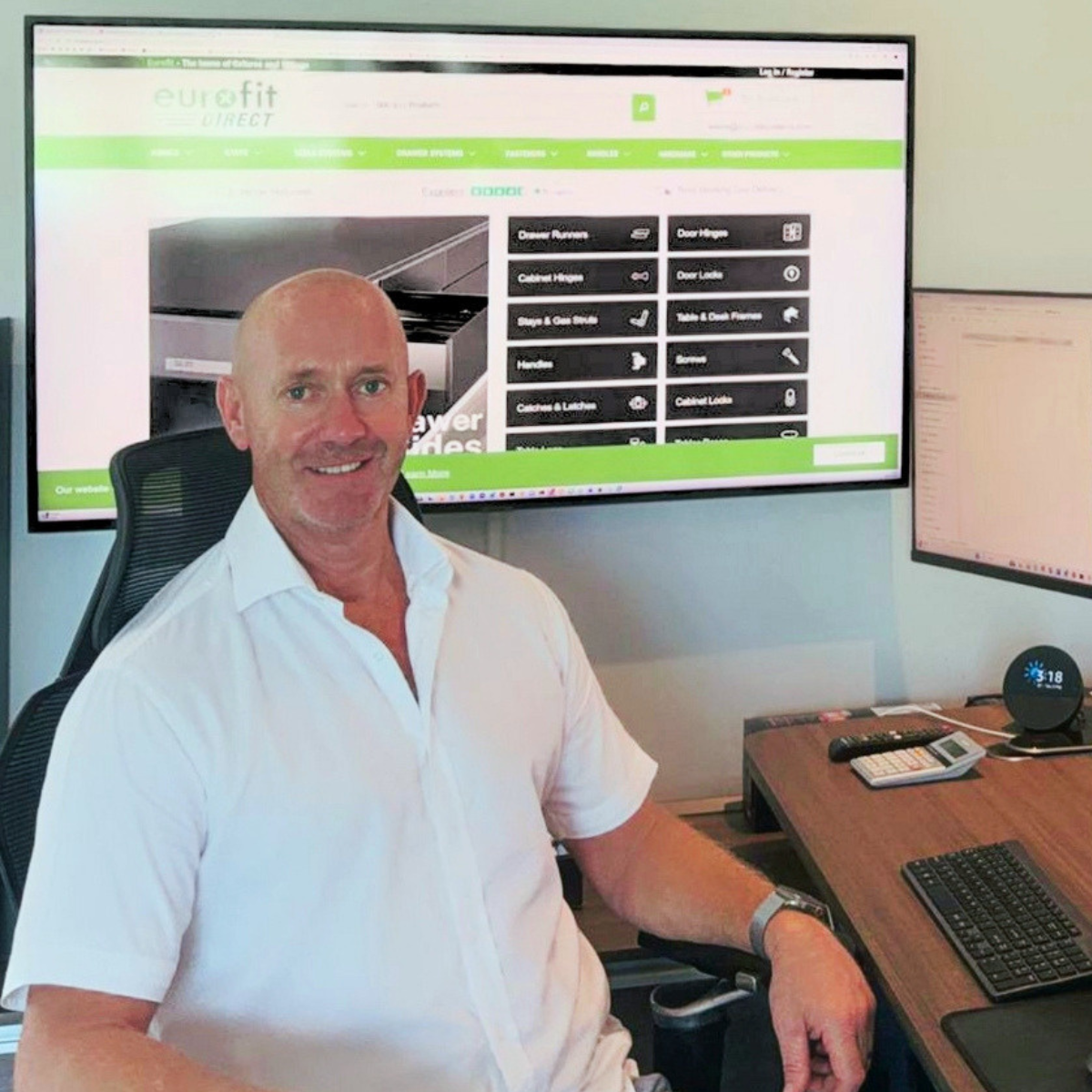 Mike Gomme, CEO of Euro-fit Systems Ltd